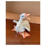 Herend Hungary honking goose figurine, 3.5x4",