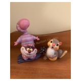 Disney Cheshire Cat-4 1/2" & Thumper 2 1/2ï¿½
