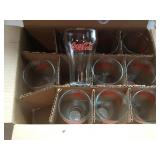10 1989 Coca-Cola 12 oz. bell soda glasses 5"h