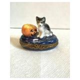 Limoges France marque deposee peint main Halloween