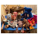 12 TY beanie babies