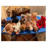 12 TY beanie babies