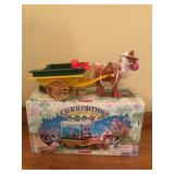 Calico critters horse and wagon 11" long