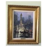 Framed Thomas Kinkade The Watertower, Chicago