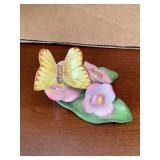 Herend Hungary butterfly figurine, 3"W