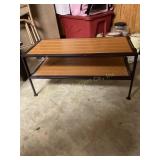 Outdoor shelf plastic & metal 27' x 13' x 12'