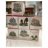 7 Liberty Falls Collection houses-2 3/4' tall