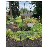 Shepherds Hook plant hanger only, no plants 76'