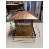 Metal bird feeder 7' high