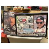 2 Dale Earnhardt framed pictures/ posters 25' x