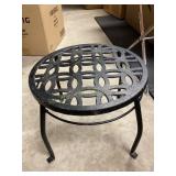 Cast iron plant stand  11 3/4' dia x 9' high