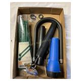 Blackburn lock, Eveready flashlight, 8' cable