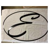 Metal Letter  E. 25 1/4' x 17'