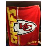 Kansas City chiefs throw blanket 45'x60'