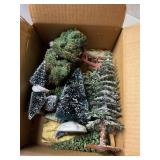 Bottle Brush trees, plastic, ceramic,etc 7 1/2 '