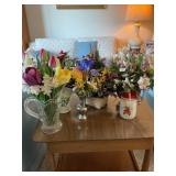 5 flower arrangements 12" tallest