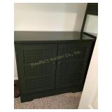 Wood & plastic Cabinet w/ mirror, 31" x 28" x