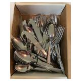 50+ pcs Flatware, serving spoons, forks,