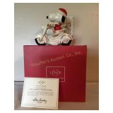 Lenox Santa Snoopy Midnight Ride figurine, 5.9"