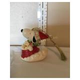 Lenox Peanuts Sledding w/Snoopy porcelain