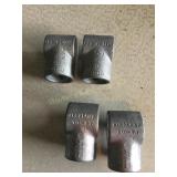 4 Kee Klamp galvanized pipe fittings - single