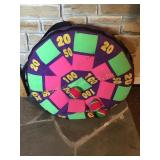 Stick ball dart game, 24"D, (no shipping)