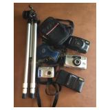 4 Cameras - Pentax IQzoom 115v,Minolta