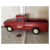 Tonka Jeep metal pick up truck, 9"W
