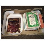 Misc cookbooks, etc. & microwave browner
