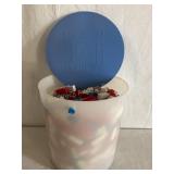 BrixBlox/ Legos? Container is  9" tall x 8.5ï¿½ dia