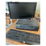 Misc SV2000 VHS HQ,  Dell 21" monitor & wired