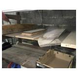 Misc wood 11 1/2" x 50ï¿½ 3ï¿½ largest,