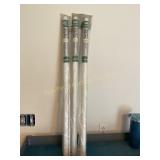 3 Newell light filtering white window shade