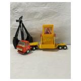 Tonka mini semi truck cab & low boy trailer 11ï¿½