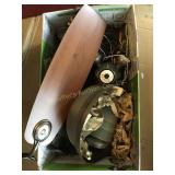 Hunter Disassembled ceiling fan, w/3 light