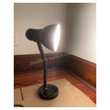 Flexible electric table lamp, 18" tall working