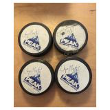 4 Wayne Gretzky peak antifreeze promo pucks