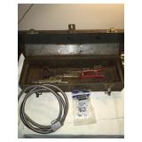 Craftsman metal tool box 20" w/contents- John