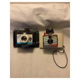 2 Polaroid Cameras-Super Shooter Land & Swinger