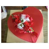 Vtg Large Fanny Farmer Valentine heart candy box