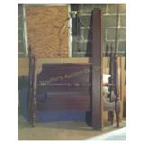 4 Poster full sz headboard,footboard & bed rails