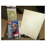 Misc lot- Star Trek TV guides, books- Scrimshaw,