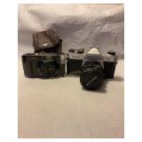 Pentax K1000 film camera & Canon  Snappy film