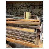 Misc wood picture frames 22.5" x 18.5ï¿½ largest,