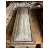 Fluorescent light, glass shade, 2 bulb, 26" x 8.5ï¿½