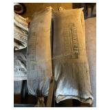 4 quikrete tubes, approx 60 lbs each