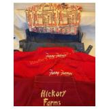 6. Business aprons-Hickory Farms, Fanny farmer,