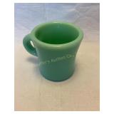 Fire King Jadeite coffee mug 3.5" tall