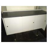 Wood cabinet w/3 slide out drawers - 18"x48ï¿½x34ï¿½