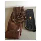 Gun case & True Temper fishing rod case